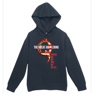 The Great Awakening Qanon Where We Go One We Go All Urban Pullover Hoodie