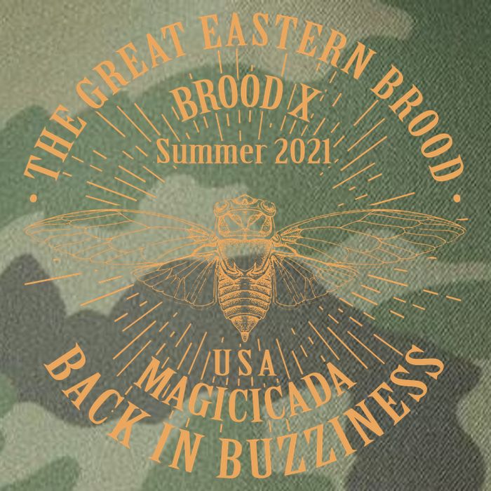 The Great Eastern Brood X Summer 2021 Magicicada Back In Buzziness Legacy Tie Dye Trucker Hat