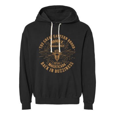 The Great Eastern Brood X Summer 2021 Magicicada Back In Buzziness Garment-Dyed Fleece Hoodie