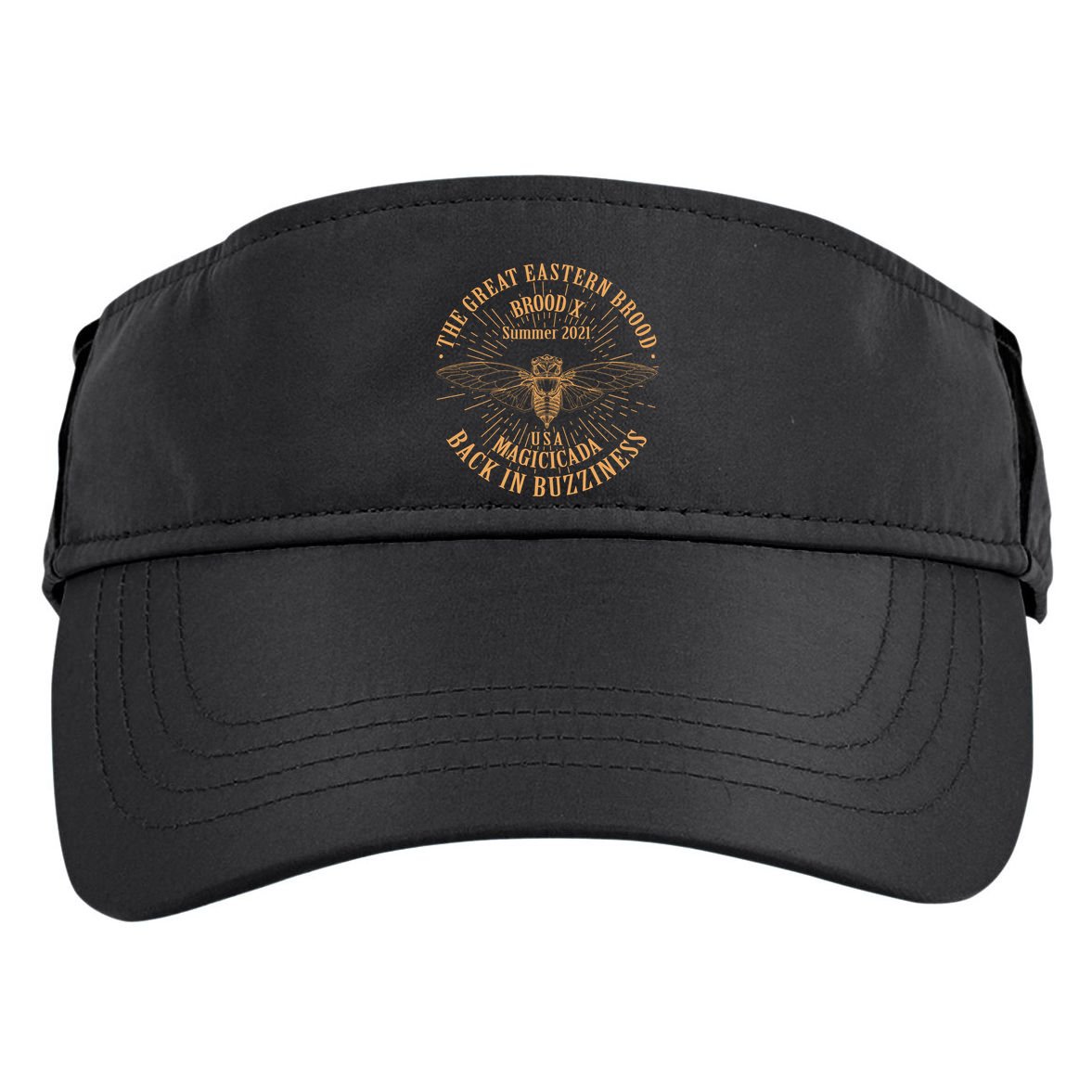 The Great Eastern Brood X Summer 2021 Magicicada Back In Buzziness Adult Drive Performance Visor