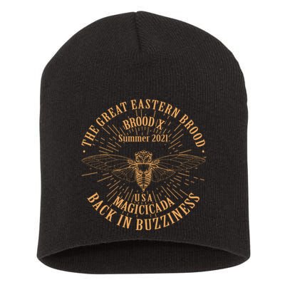 The Great Eastern Brood X Summer 2021 Magicicada Back In Buzziness Short Acrylic Beanie