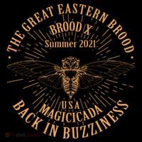 The Great Eastern Brood X Summer 2021 Magicicada Back In Buzziness Zip Tote Bag