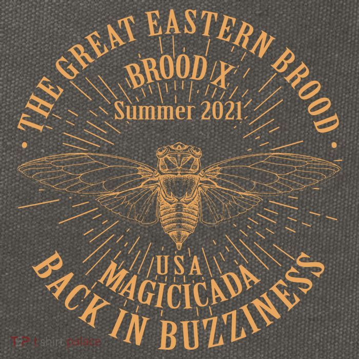 The Great Eastern Brood X Summer 2021 Magicicada Back In Buzziness Cotton Canvas Backpack