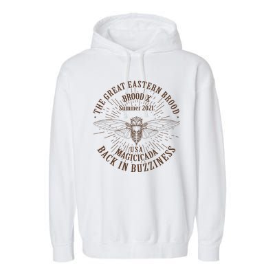 The Great Eastern Brood X Summer 2021 Magicicada Back In Buzziness Garment-Dyed Fleece Hoodie