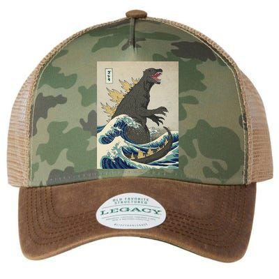 The Great Monster Of Kanagawa Legacy Tie Dye Trucker Hat