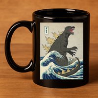 The Great Monster Of Kanagawa 11oz C Handle Ceramic Mug