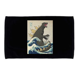 The Great Monster Of Kanagawa Microfiber Hand Towel