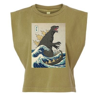 The Great Monster Of Kanagawa Garment-Dyed Women's Muscle Tee