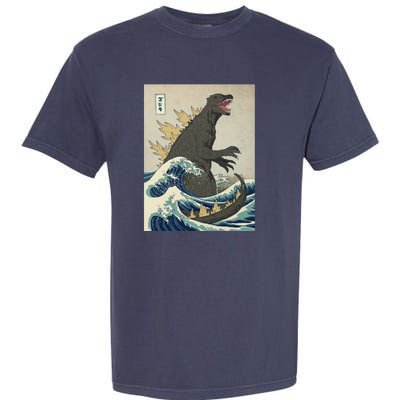 The Great Monster Of Kanagawa Garment-Dyed Heavyweight T-Shirt