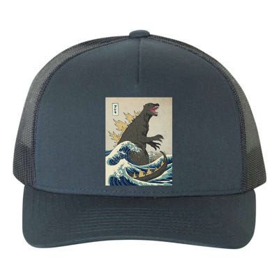 The Great Monster Of Kanagawa Yupoong Adult 5-Panel Trucker Hat