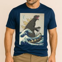 The Great Monster Of Kanagawa Cooling Performance Crew T-Shirt