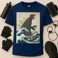 The Great Monster Of Kanagawa Cooling Performance Crew T-Shirt