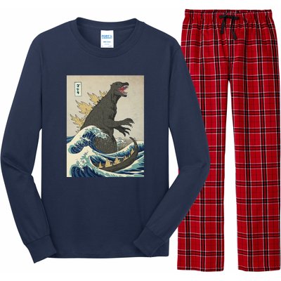 The Great Monster Of Kanagawa Long Sleeve Pajama Set