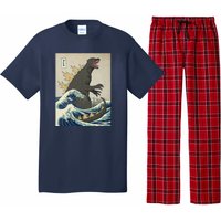 The Great Monster Of Kanagawa Pajama Set