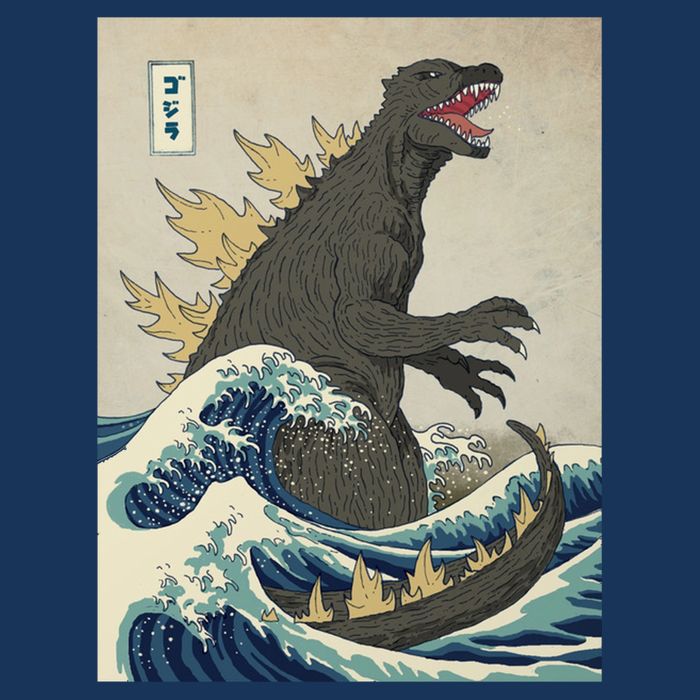 The Great Monster Of Kanagawa Poster