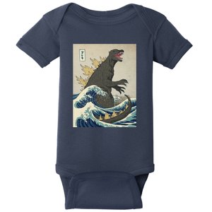 The Great Monster Of Kanagawa Baby Bodysuit