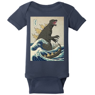 The Great Monster Of Kanagawa Baby Bodysuit