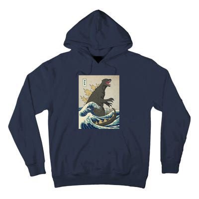 The Great Monster Of Kanagawa Tall Hoodie