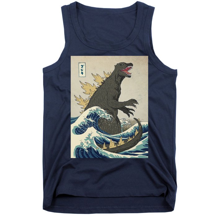 The Great Monster Of Kanagawa Tank Top