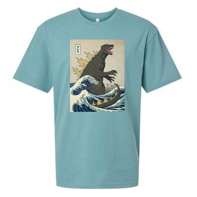 The Great Monster Of Kanagawa Sueded Cloud Jersey T-Shirt