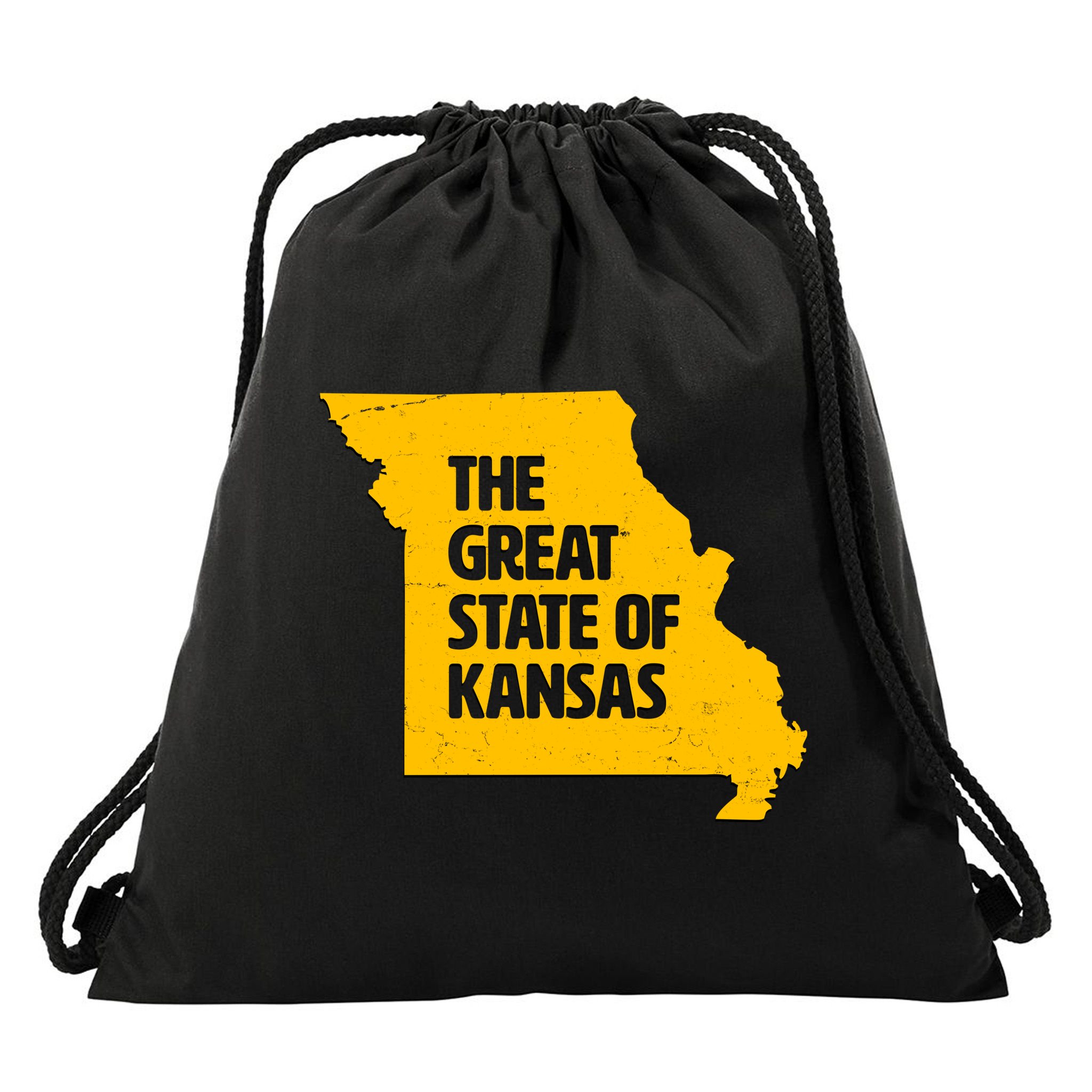 The Great State Of Kansas Drawstring Bag