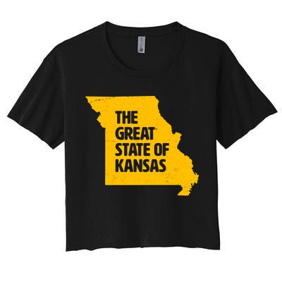 The Great State Of Kansas Crop Top