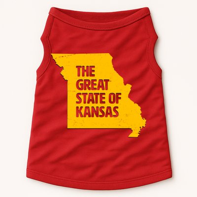 The Great State Of Kansas Doggie Tank
