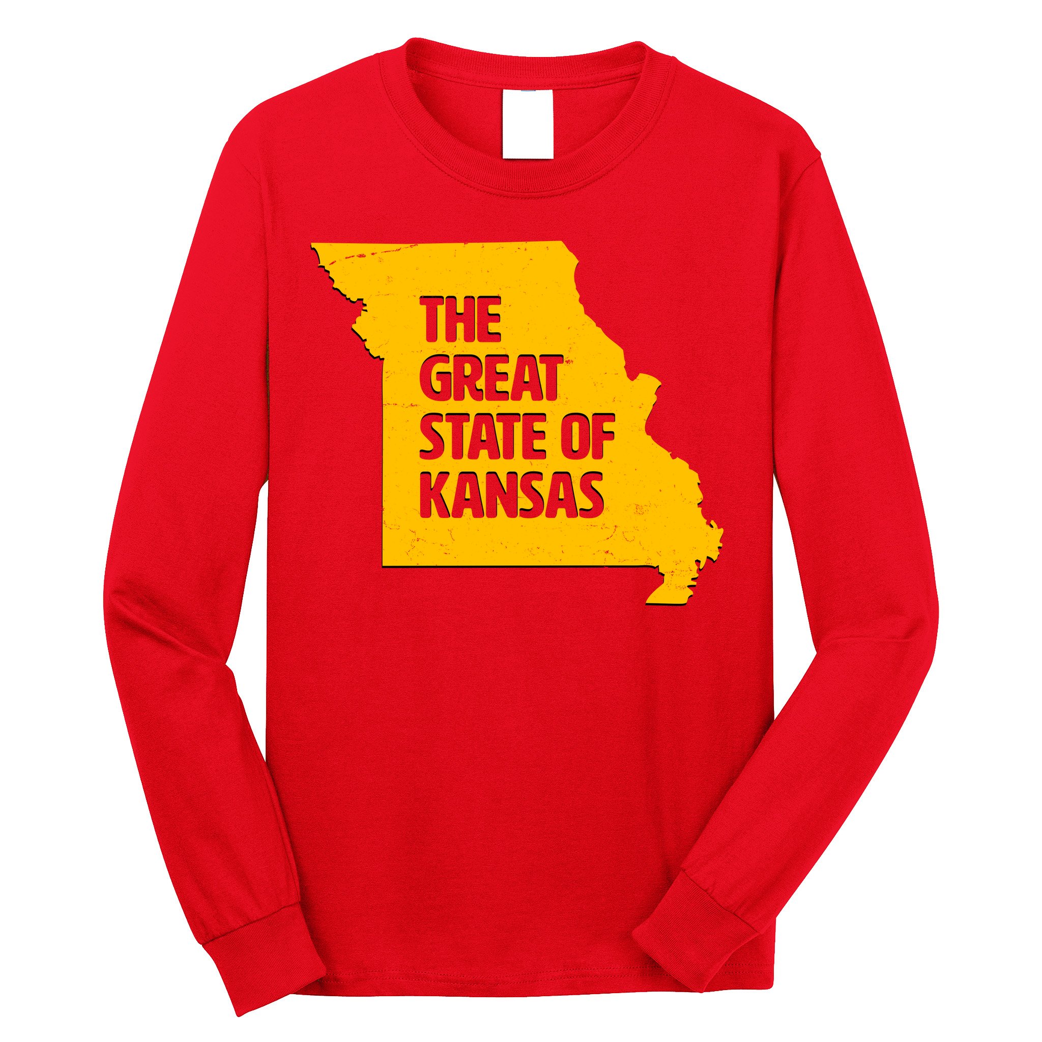 The Great State Of Kansas Long Sleeve Shirt