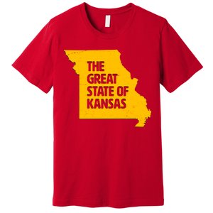 The Great State Of Kansas Premium T-Shirt