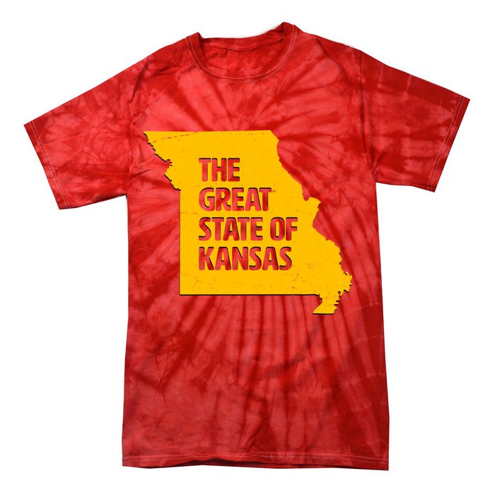 The Great State Of Kansas Tie-Dye T-Shirt
