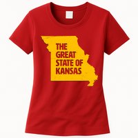 The Great State Of Kansas Womens T-Shirt