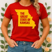 The Great State Of Kansas Womens T-Shirt