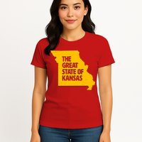 The Great State Of Kansas Womens T-Shirt