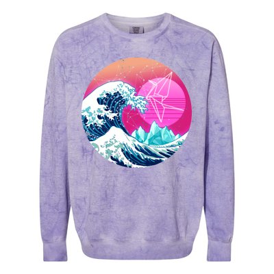 The Great Vapor-Wave Colorblast Crewneck Sweatshirt