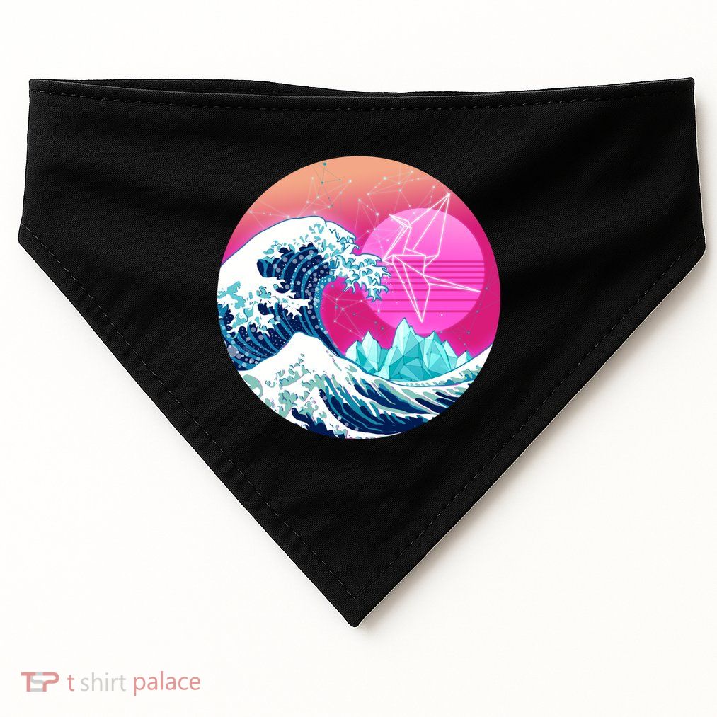 The Great Vapor-Wave USA-Made Doggie Bandana