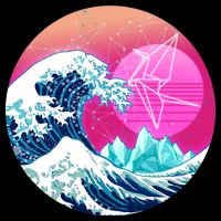The Great Vapor-Wave Flexfit Unipanel Trucker Cap