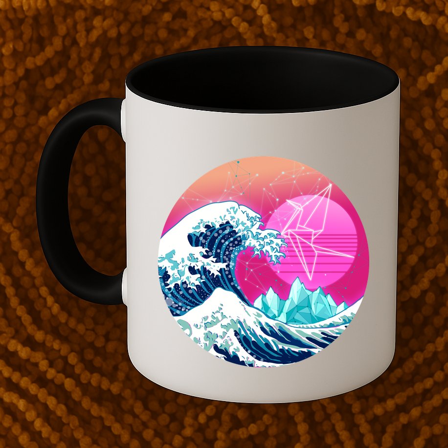 The Great Vapor-Wave Mug