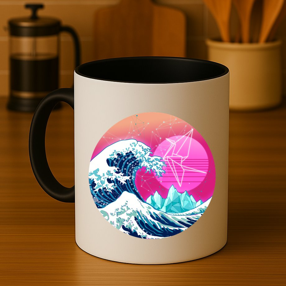 The Great Vapor-Wave Mug