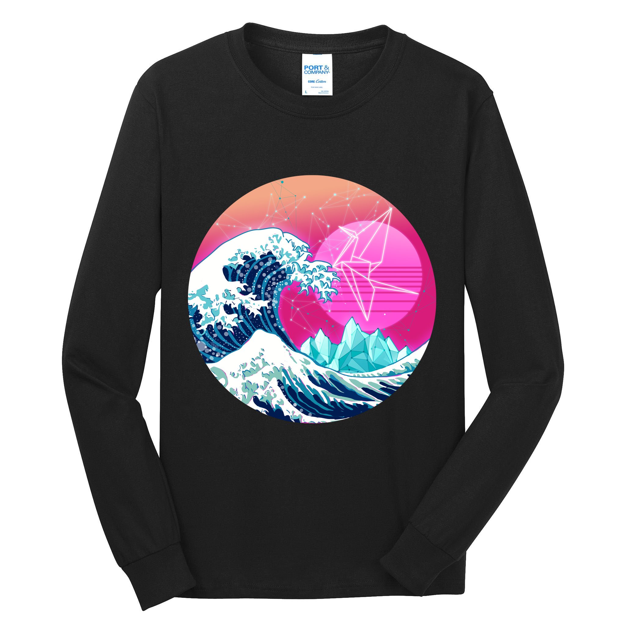 The Great Vapor-Wave Tall Long Sleeve T-Shirt