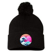 The Great Vapor-Wave Pom Pom 12in Knit Beanie