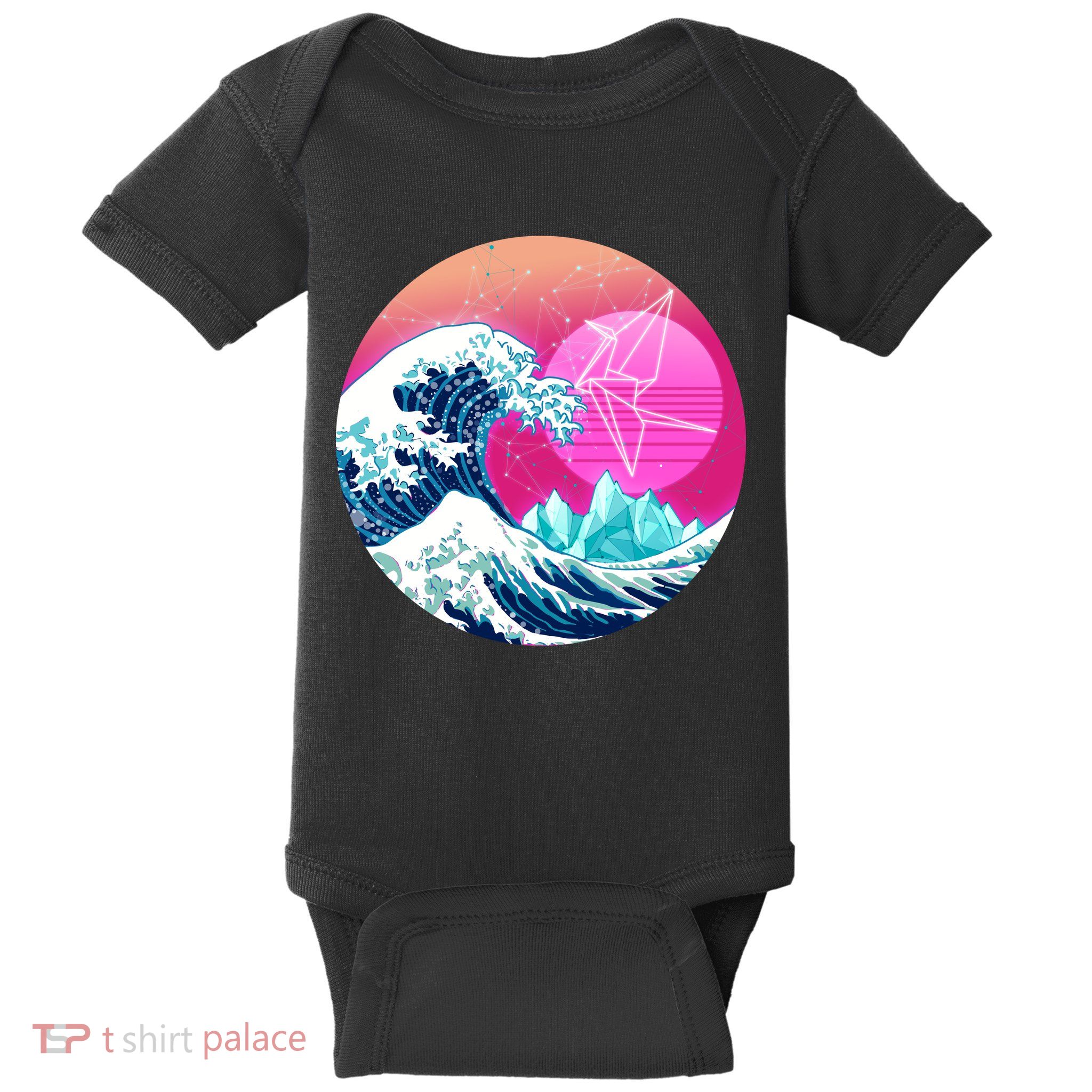 The Great Vapor-Wave Baby Bodysuit
