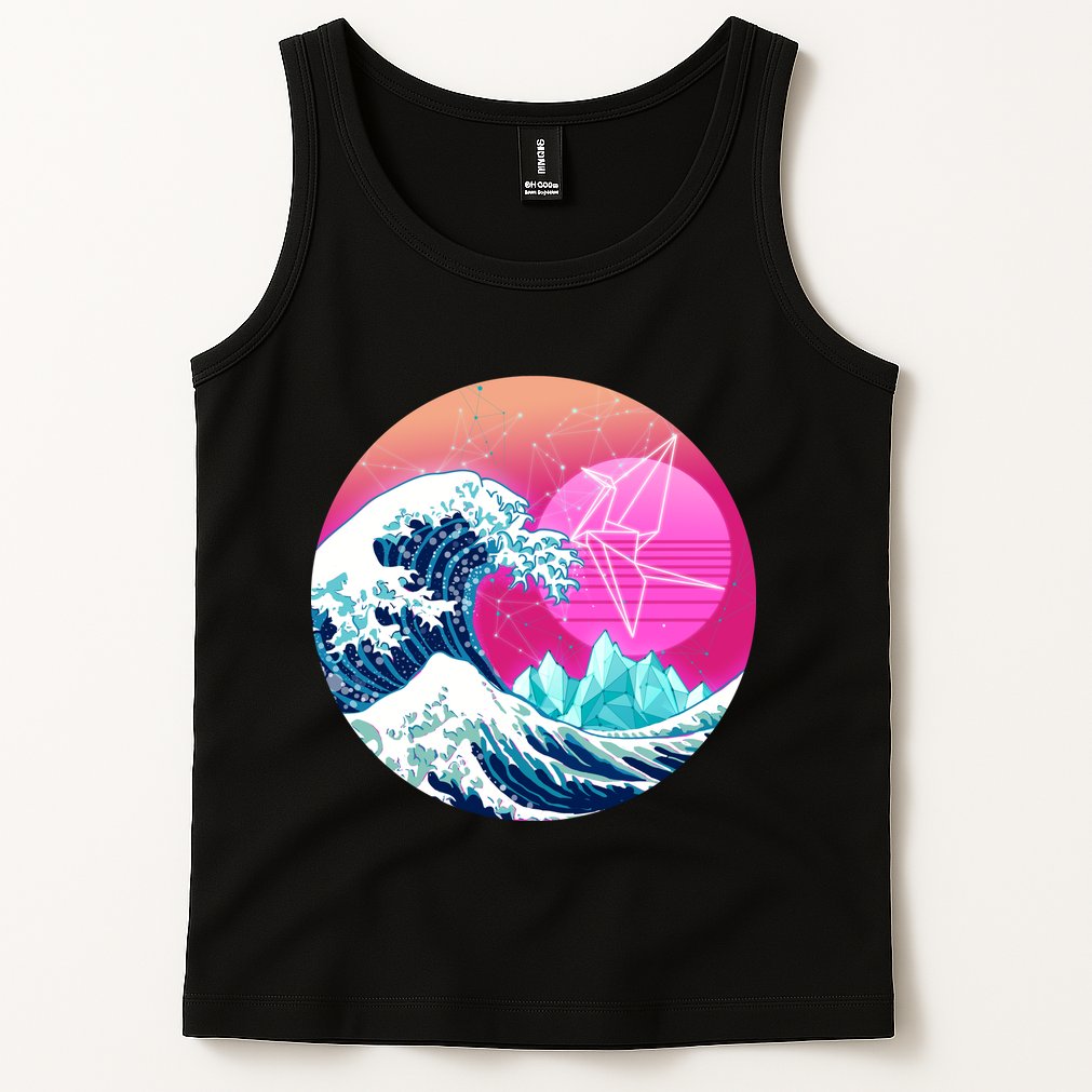 The Great Vapor-Wave Tank Top