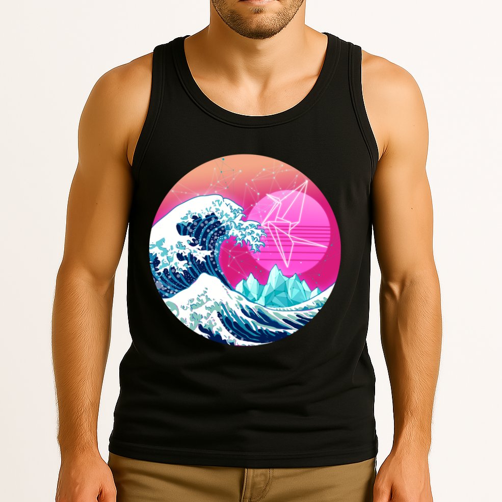 The Great Vapor-Wave Tank Top