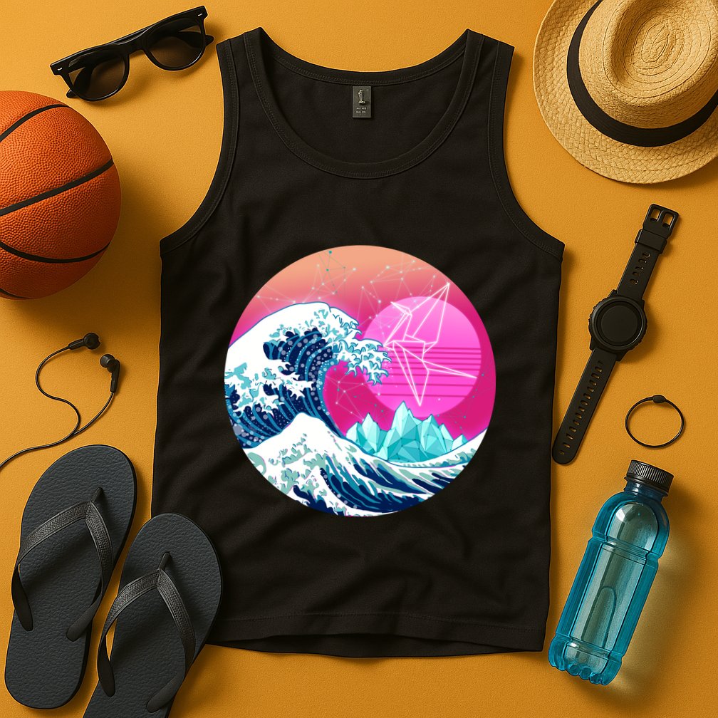The Great Vapor-Wave Tank Top