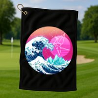 The Great Vapor-Wave Golf Towel