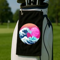 The Great Vapor-Wave Golf Towel