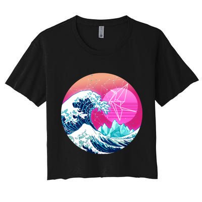 The Great Vapor-Wave Crop Top