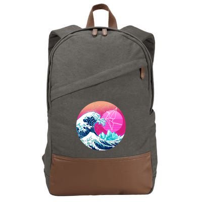 The Great Vapor-Wave Cotton Canvas Backpack