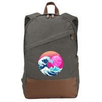 The Great Vapor-Wave Cotton Canvas Backpack