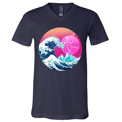 The Great Vapor-Wave V-Neck T-Shirt